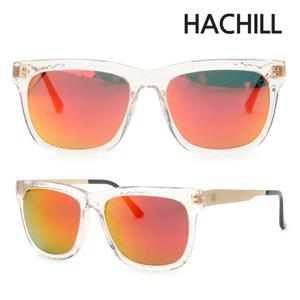 해칠 선글라스 HCOZ01S 04 오렌지 미러 투명 뿔테