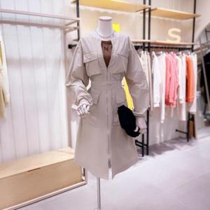 [시에로]  SK2OPF07M_4포켓 벨티드 점퍼 원피스