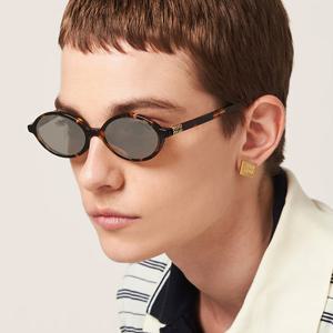 미우미우 선글라스 SMU04Z VAU 07F 리가드 안경 미러 레오파드