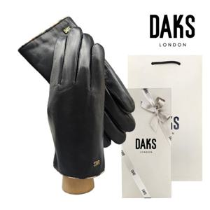 [닥스(장갑)]로고 장식 남성용 가죽장갑 GPS701O