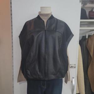 올리비아하슬러 DP01 양가죽 배색 베스트 OHDWLT801