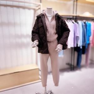 [시에로]SJ4JPF510_다이아 퀼팅 카라 니트 점퍼