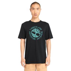 [팀버랜드] 남성 로고 슬럽 반팔티 블랙_TB0A2Q4A0011