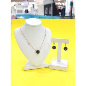 로뎀 세이브존05 Elegance P 스왈 블랙스톤 목걸이 귀걸이 세트02 RD23120298