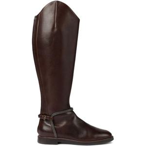 브루넬로쿠치넬리 브라운 레더 니하이 부츠 MZORC3118 C8279