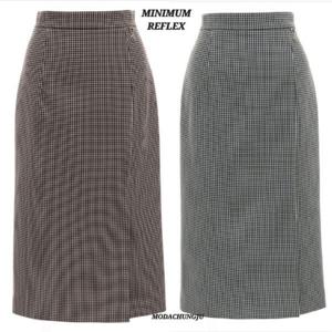 [미니멈]MD 심플 체크 A 스커트 MD MWAAWS1310_CJ