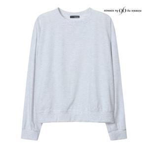 나인식스뉴욕  스튜디오 라벨링 슬릿 맨투맨 티셔츠 (NP9TS013M0)