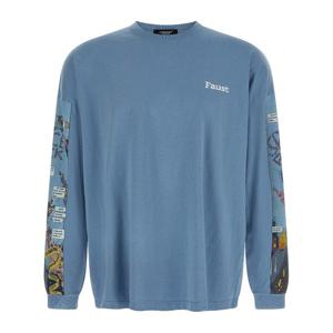 언더커버 파우스트 아트워크 크루넥 티셔츠 UC2E4814 LIGHTBLUE