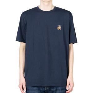 디몬트 메종키츠네 남성 스피디 폭스 패치 반팔(네이비) MM00125KJ0008 P476