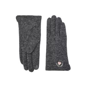 [질스튜어트] 그레이 로고장식 울혼방 스마트터치 장갑 JAGV5F212G3
