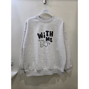 [에꼴리에]퍼니 일러스트 루즈핏 맨투맨티 25D54520