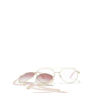 샤넬 AVIATOR GOLD 여성 선글라스 CH4292 C489SB