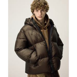 일꼬르소 25FW 유러피안 구스 스포팅 기어 다운 점퍼 브라운 IEJU5F002W2