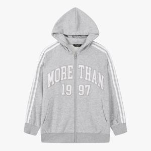 [더데이걸]소매 테이프 후드 집업 TGJM25W10