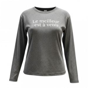 페이지플린  (F5DTS002) 라운드넥 안감 기모 르멜 긴팔 티셔츠