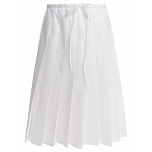 [PRADA] 라프리마 여성 플리츠 미디 스커트 P145VX 187PF0009 S OOO 화이트 /3