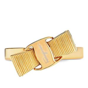 페라가모 바라 보우 어드저스터블 메탈 반지 998983 ORO