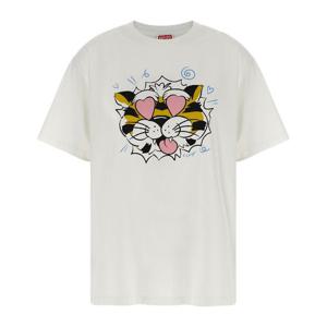 겐조 와일드 타이거 그래픽 코튼 저지 티셔츠 FG52TS3114SG 02