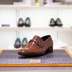 [탠디] 남성 구두 정장화 로퍼 h15028v 브라운 3CM