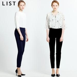 [리스트][리스트(LIST)] 솔리드 베이직라인 스트레치 팬츠 (택가