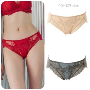[비너스]오르화 로제레이스 새틴자수가 고급스러운 노라인 햄팬티 OPT5921H