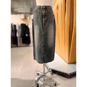 ab.fz 빈티지 H라인 데님 롱 스커트 (ABXZ5QS31G) US