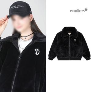 [에꼴리에]여자 겨울이월 하이넥 카라 밍크 점퍼(23RT153_CC