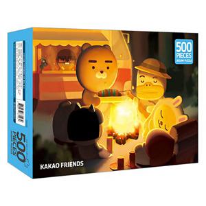 카카오프렌즈 직소퍼즐 500피스 모닥불 캠핑