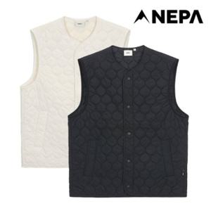 [네파] 공용 퓨레 라이트 메리노 울 넥리스 패딩 조끼 7LC1460