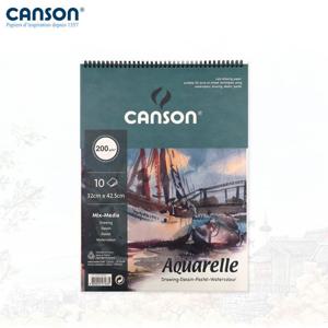 캔손 엠보싱 드로잉 스케치북 200g 32x42.5 10매입 스프링/5절드로잉패드/5절스케치북/드로잉패드