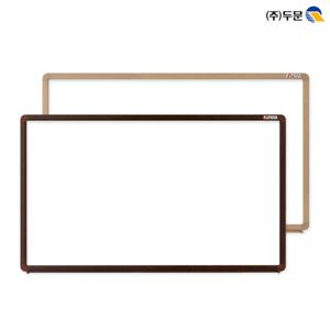 화이트보드 180x90 알루미늄무늬목M5/게시판/보드판/백칠판