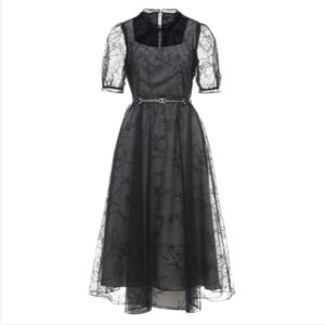 [미니멈]시스루 셔링 플레어 원피스(MYBAWO5150DV)_IC