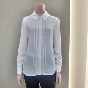 [꼼빠니아]쉬폰카라넥  긴팔블라우스 CAEW9-WRB020_IC