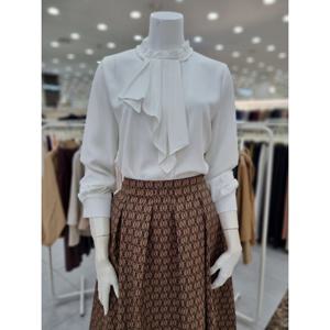 [더아이잗]프릴넥 러플 블라우스 IN9BL733600_DJ