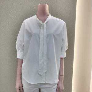 [꼼빠니아]타이넥 칠부소매 블라우스CAFU5-WRB230_IC