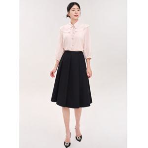 [미니멈]프릴넥 블라우스 (MYCGWB7120 CR1)_IC