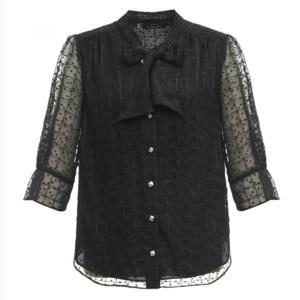 [미니멈]클래식 타이블라우스 (MYBAWB3170B1K)_IC