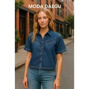 [리바이스]리노아 캠프 반팔 데님 셔츠 001SL0001_DG
