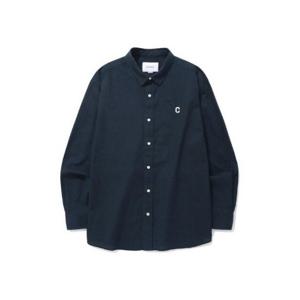 [커버낫]커버낫긴팔티 CQK CO2401SH06-NA 린넨 체인 C 로고 셔츠