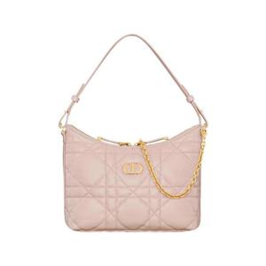 디올 미스 카로 디올링 미니 체인 백 매크로까나쥬 램스킨 파우더 핑크 S5253UHAG-M413
