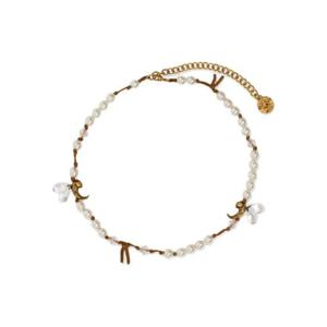 25 FW 에트로 펄 비 장식 네크리스 WF5C0046AM055 TP442992635