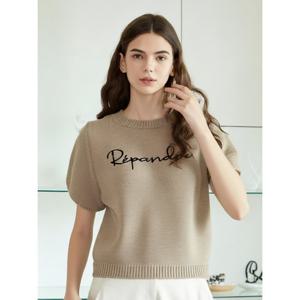 [레코브](레코브) 자수 레터링 니트(LC31CXKN557X)