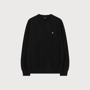 [커버낫]커버낫긴팔티 CQK CO2503CR02-BK 시그니처 심볼 맨투맨