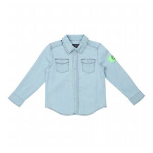 [게스키즈]라임 포인트 데님 셔츠 (G31KDB911-T)