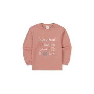 스노우피크 키즈 두들 그래픽 긴팔 티셔츠 BB S25SKFTL80 CO DC OW