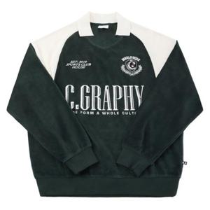 코드그라피 C GRAPHY 카라 벨루아 맨투맨 BB CBDWUTL090 GN