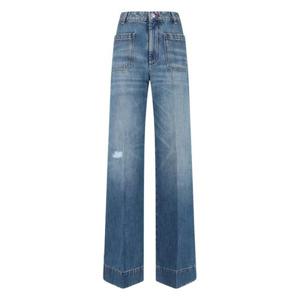 빅토리아 베컴 데님 팬츠 1124DJE007252D R WORN BLUE WASH Blue