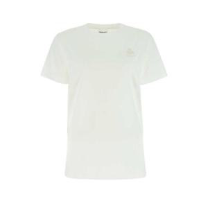ISABEL MARANT ETOILE 화이트 코튼 애비 티셔츠 TS0070FAA1N98E 20WH