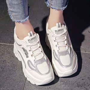 여성 225-250 메쉬 키높이 어글리 운동화 스니커즈