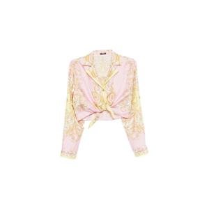 25 FW 베르사체 프린트 실크 트윌 셔츠 10203071A17165 TP447735567